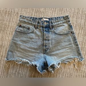 Zara Cut Off Denim Shorts